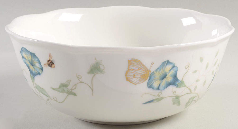 Butterfly Meadow 20th Anniversary 9" Round Vegetable Bowl by Lenox-1