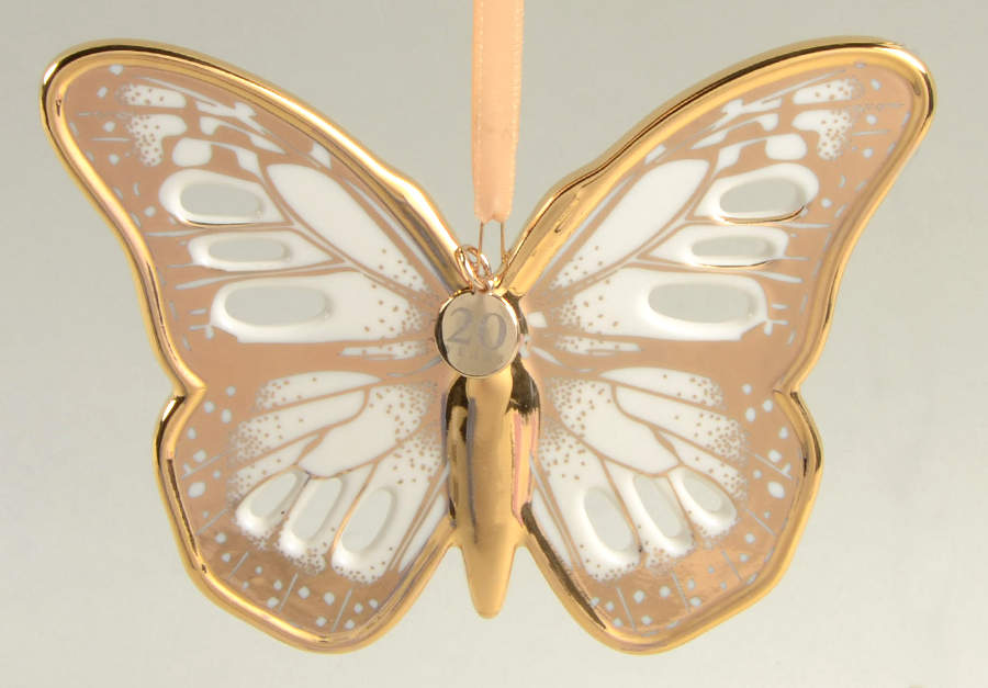 Butterfly Meadow Ornament by Lenox-1