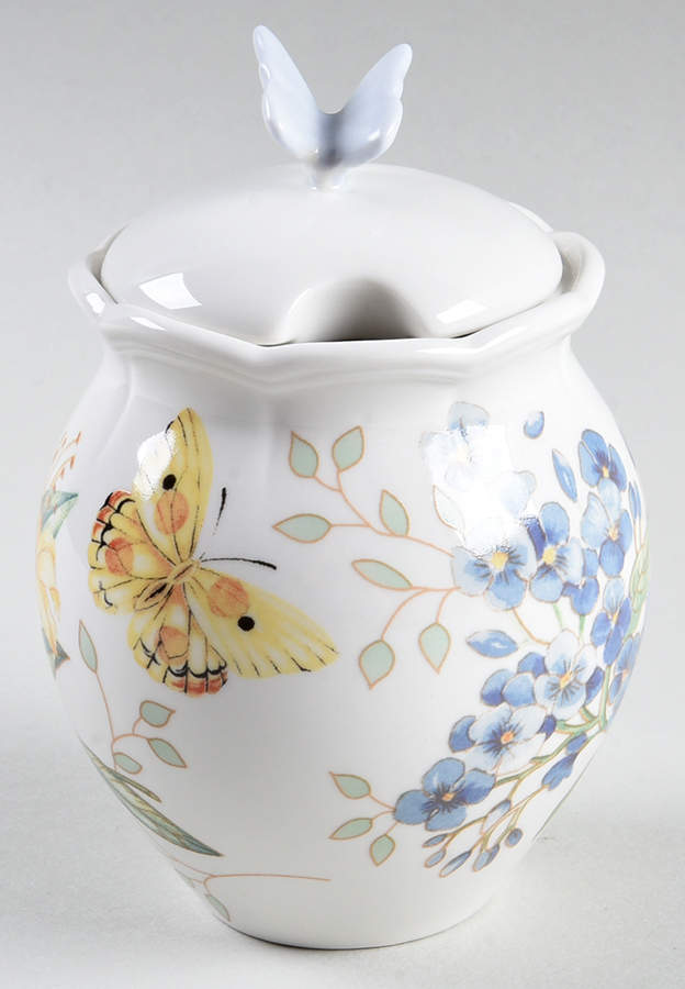 Butterfly Meadow Condiment Jar & Lid by Lenox-1