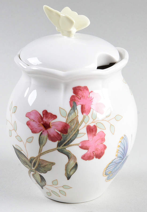 Butterfly Meadow Condiment Jar & Lid by Lenox-1