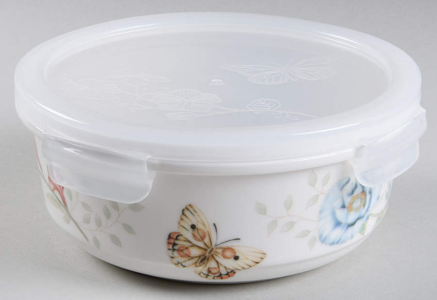 Butterfly Meadow 20 Oz Serve & Store Bowl & Lid by Lenox-1