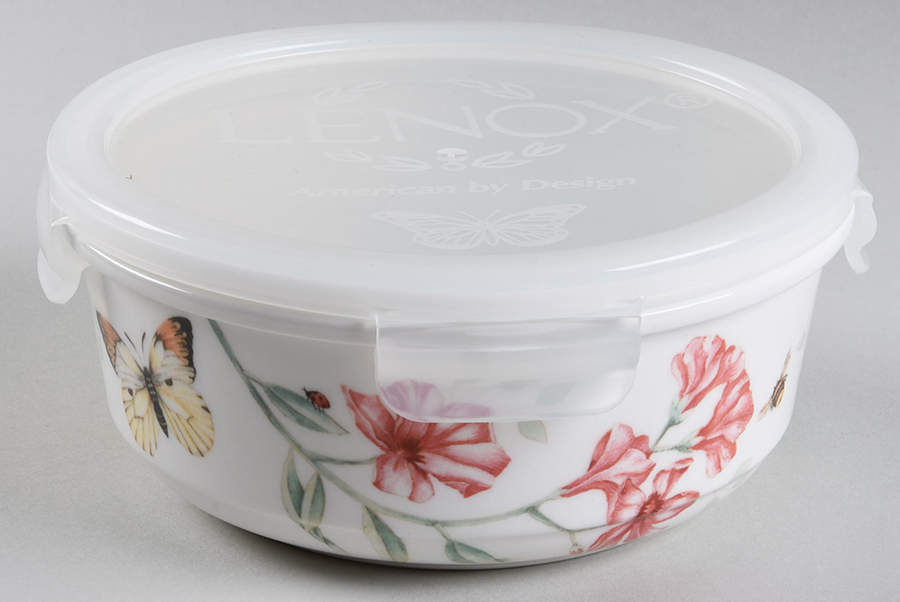 Butterfly Meadow 20 Oz Serve & Store Bowl with Lid by Lenox-1