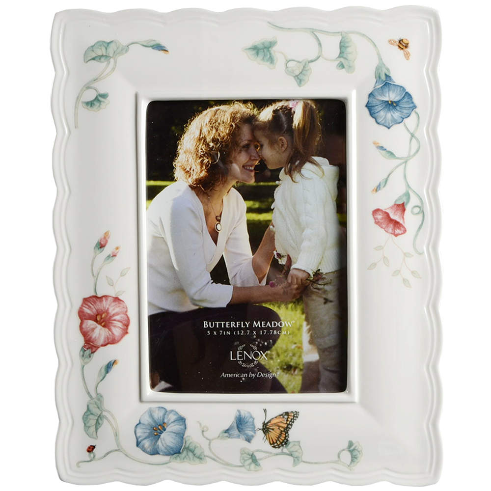 Butterfly Meadow Frame-Holds 5" X 7" by Lenox-1