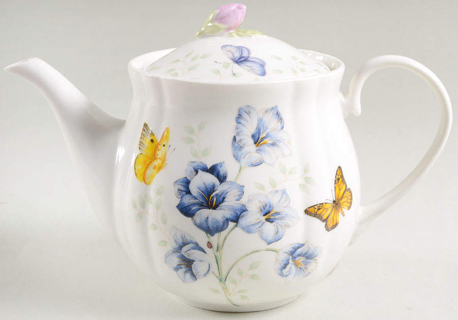Butterfly Meadow Teapot & Lid by Lenox-1