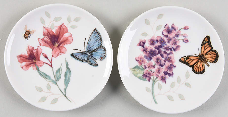Butterfly Meadow Coaster - 2 Piece Set (Motif 6 & 7) by Lenox-1