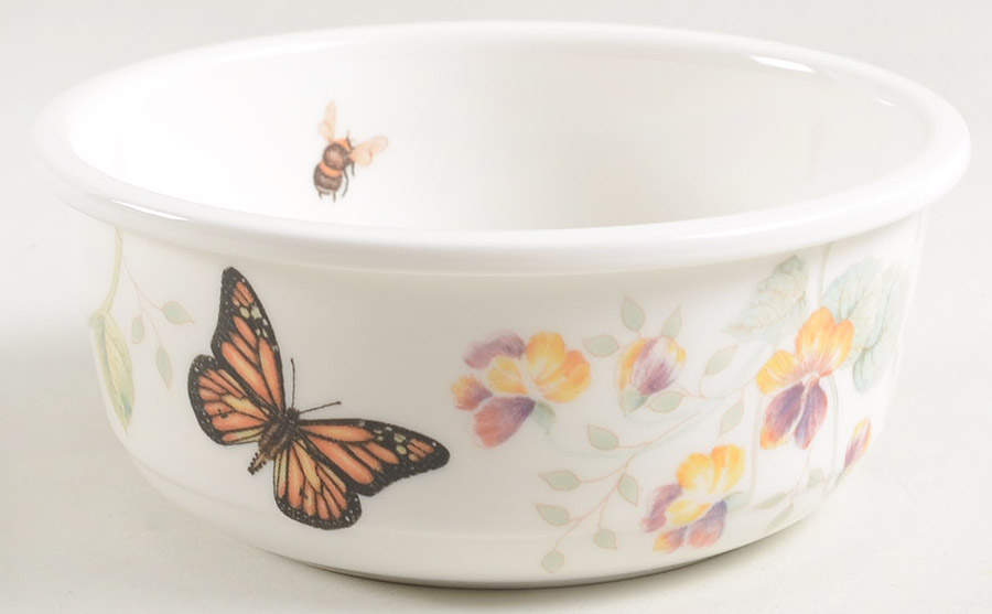 Butterfly Meadow Round Serve & Store Bowl No Lid by Lenox-1