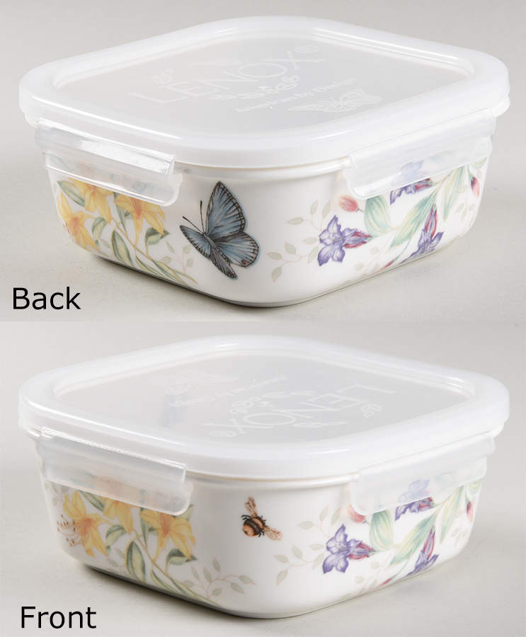 Butterfly Meadow Square Serve & Store Bowl No Lid by Lenox-1
