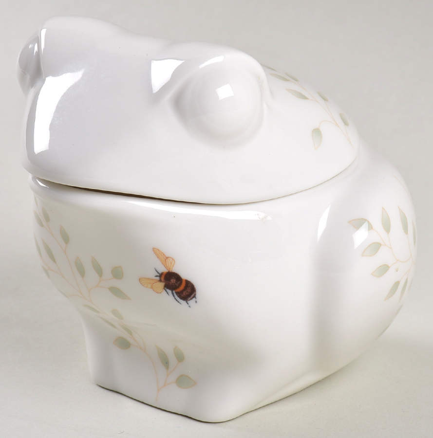 Butterfly Meadow Figural Sugar Bowl & Lid by Lenox-1