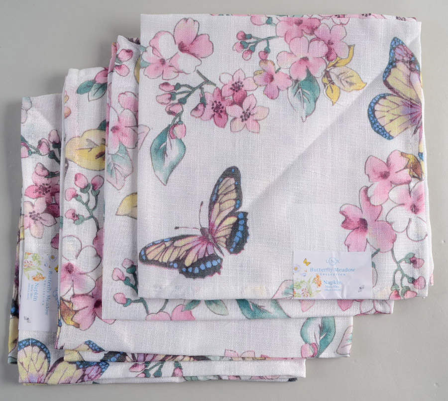 Butterfly Meadow Cloth Napkin - Set of 4 by Lenox-1
