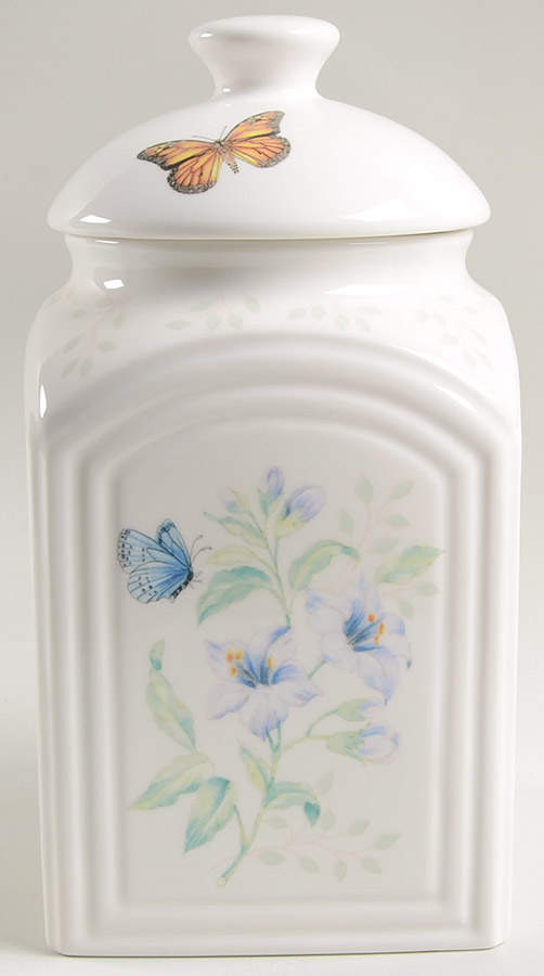 Butterfly Meadow Large Canister & Lid by Lenox-1