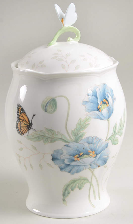 Butterfly Meadow Small Canister & Lid by Lenox-1