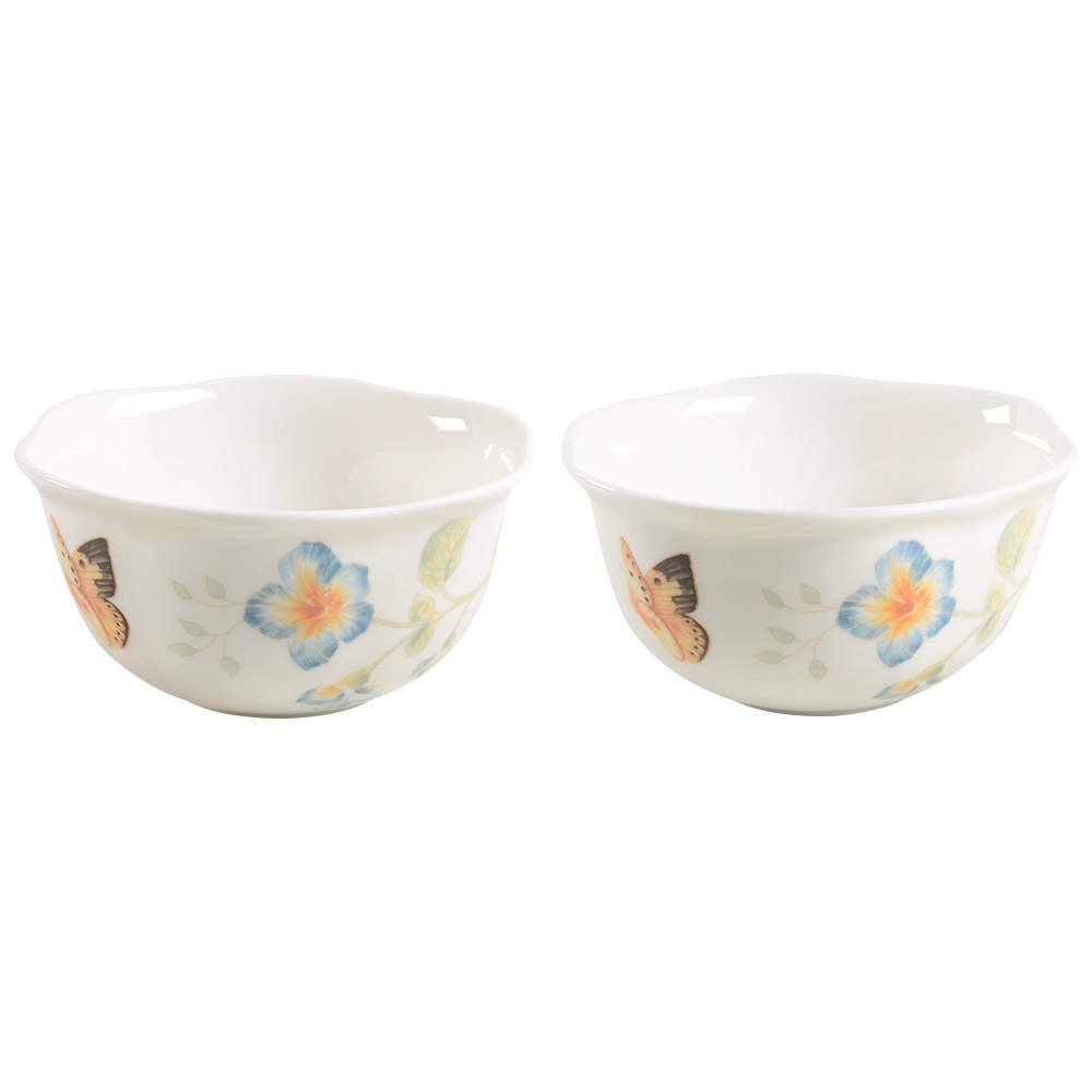 Butterfly Meadow Dessert Bowl - Set of 2 by Lenox-1