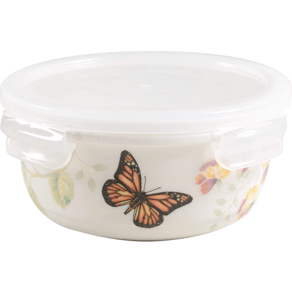 Butterfly Meadow Round Serve & Store Bowl & Lid by Lenox-1