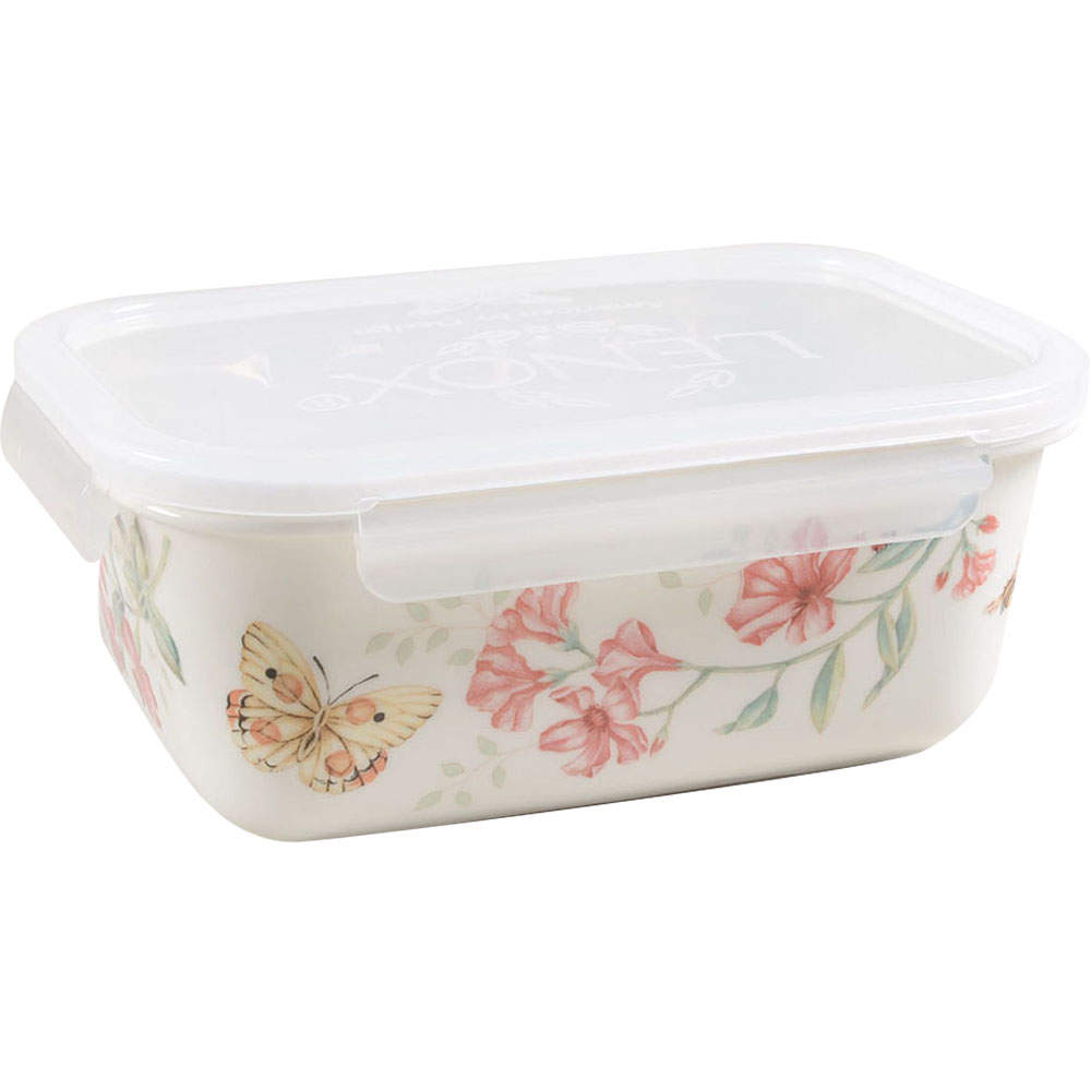 Butterfly Meadow 7" Rect Food Storage Container & Plastic Lid by Lenox-1