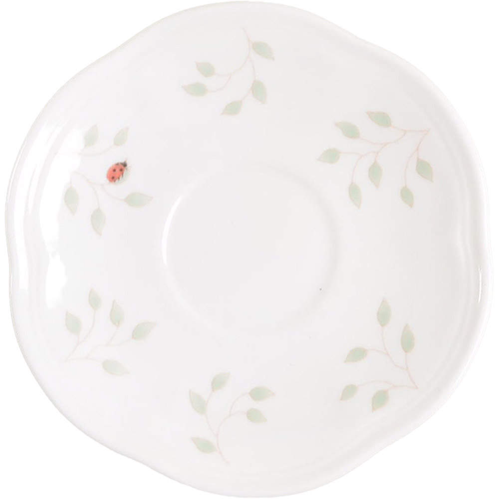 Butterfly Meadow Saucer for Flat Demitasse Cup by Lenox-1