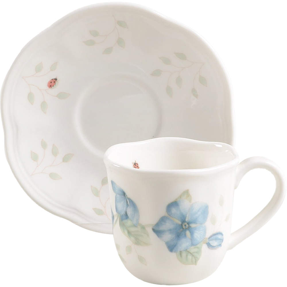 Butterfly Meadow Flat Demitasse Cup & Saucer Set by Lenox-1