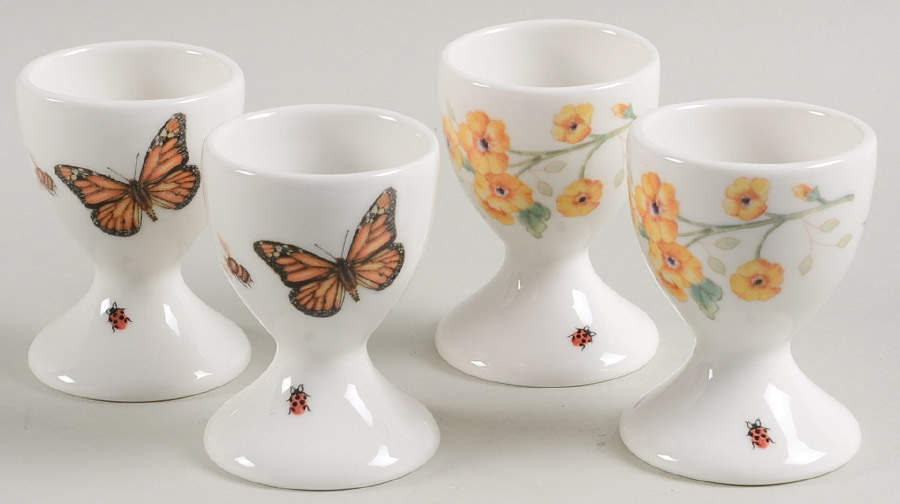 Butterfly Meadow Single Egg Cup - Set of 4 by Lenox-1