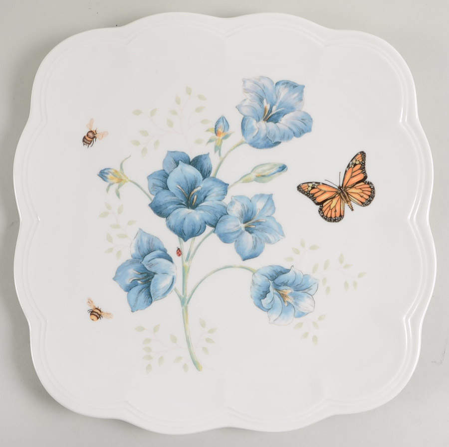 Butterfly Meadow Square Dinner Plate by Lenox-1