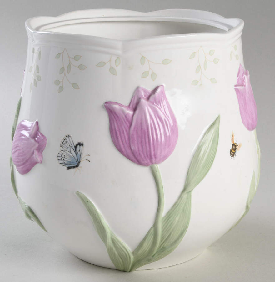 Butterfly Meadow Figural Cookie Jar No Lid by Lenox-1
