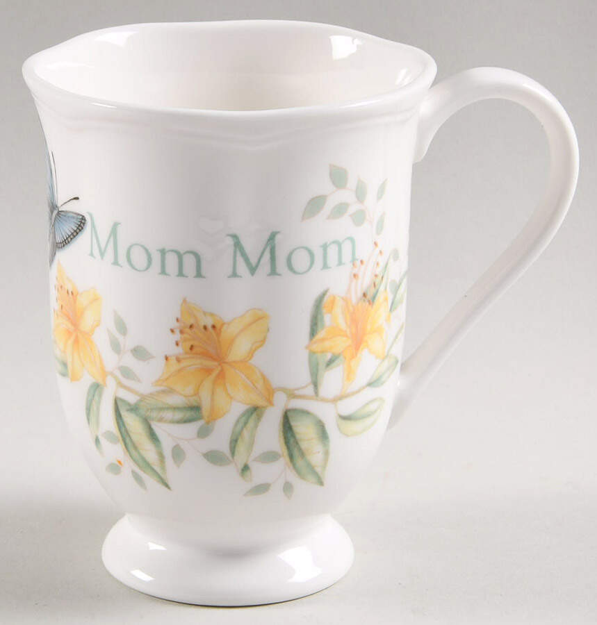 Butterfly Meadow Sentiment Mug by Lenox-1
