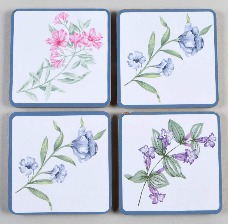 Butterfly Meadow Square Corkback Coaster - Set of 4 by Lenox-1