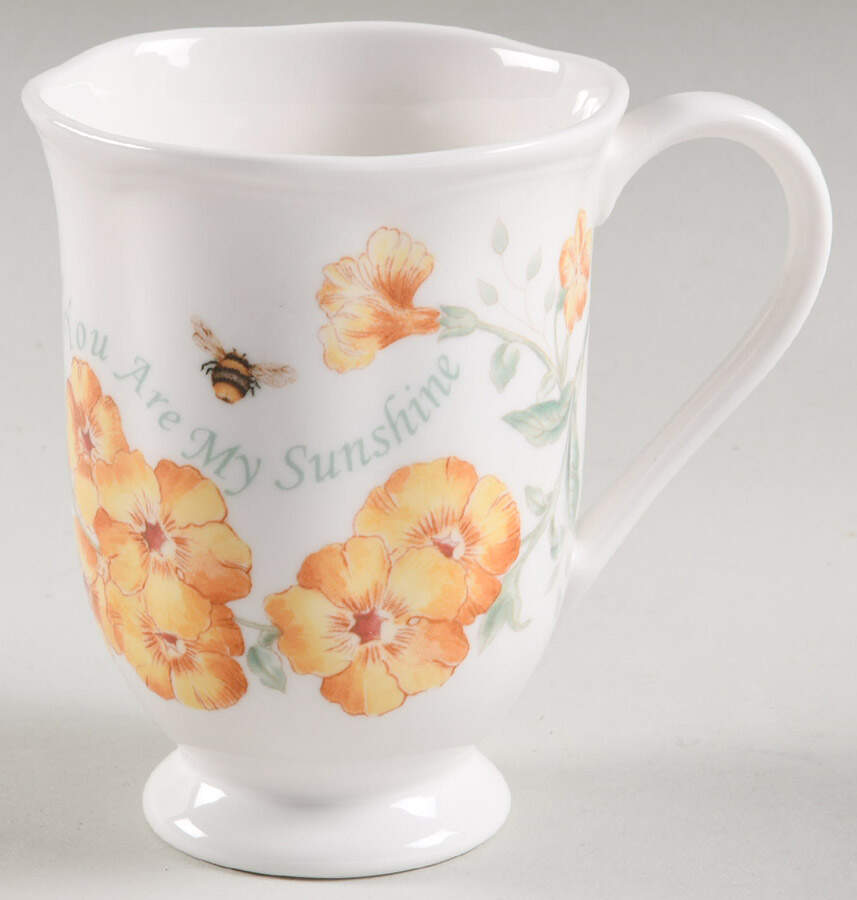 Butterfly Meadow Sentiment Mug by Lenox-1