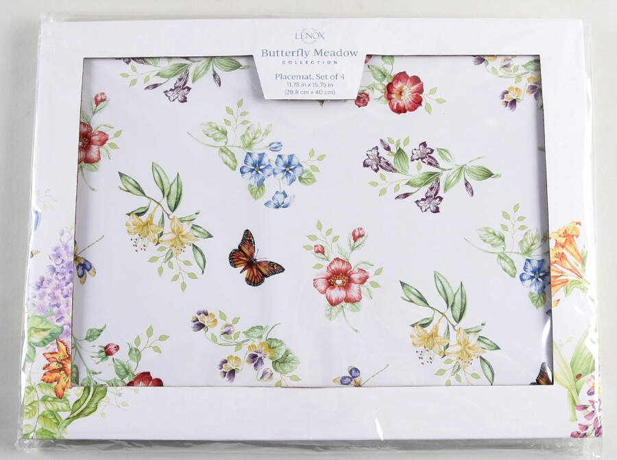 Butterfly Meadow Corkboard Placemat - Set of 4 by Lenox-1