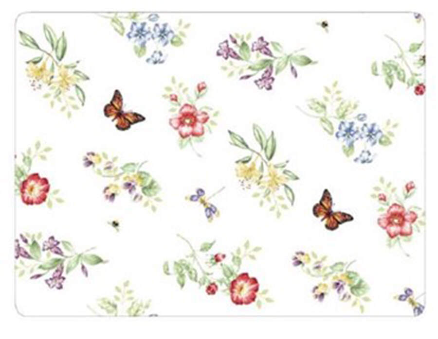 Butterfly Meadow Square Corkback Coaster by Lenox-1