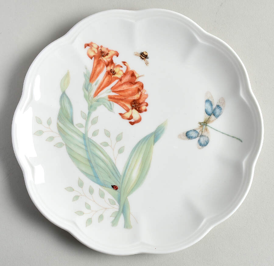 Butterfly Meadow Dessert/Pie Plate by Lenox-1