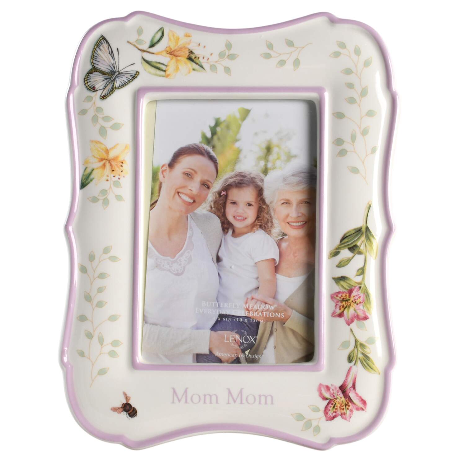Butterfly Meadow Frame-Holds 4" X 6" by Lenox-1
