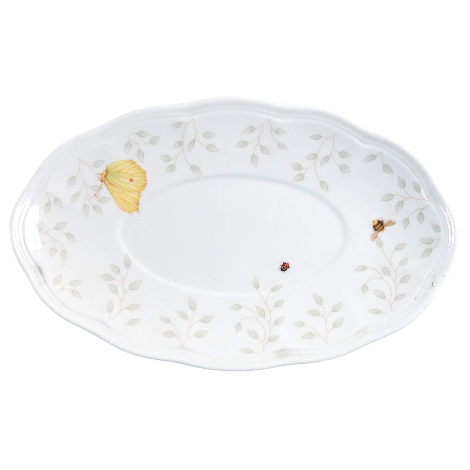 Butterfly Meadow Underplate for Gravy Boat by Lenox-1