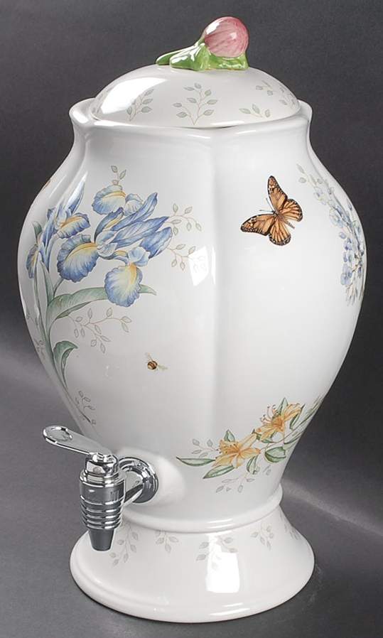 Butterfly Meadow Beverage Dispenser & Lid by Lenox-1