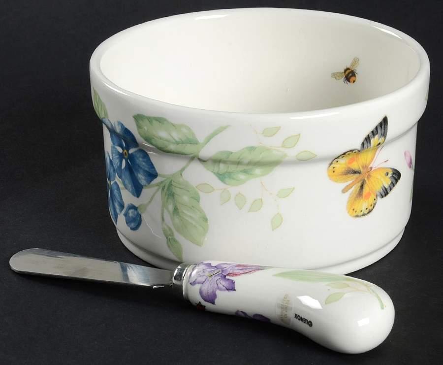Butterfly Meadow Dip Bowl & Spreader Set by Lenox-1