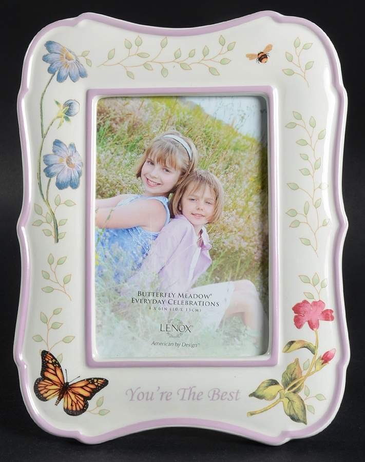 Butterfly Meadow Frame-Holds 4" X 6" by Lenox-1
