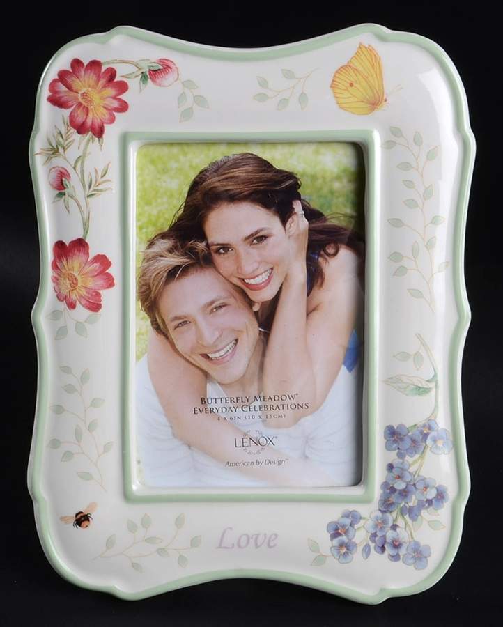 Butterfly Meadow Frame-Holds 4" X 6" by Lenox-1