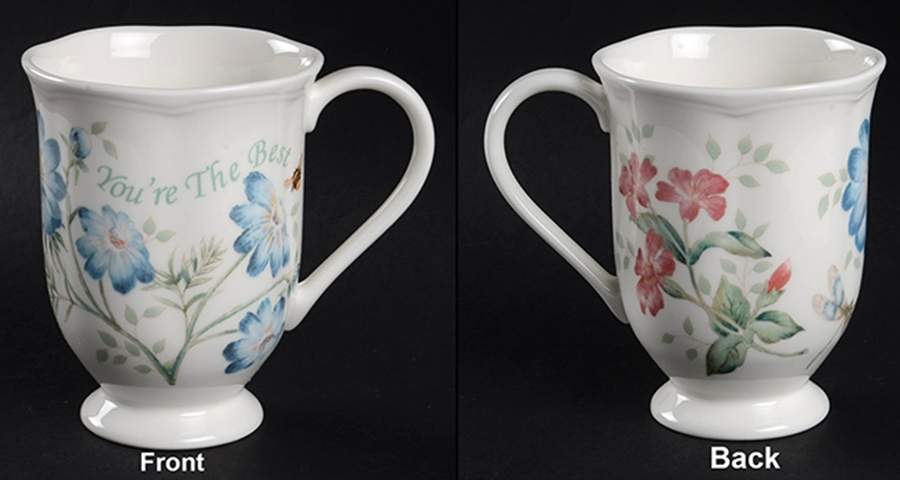 Butterfly Meadow Sentiment Mug by Lenox-1