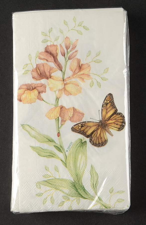 Butterfly Meadow Package of Paper Guest Towel Napkins by Lenox-1