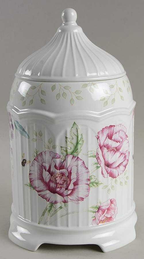 Butterfly Meadow Figural Cookie Jar & Lid by Lenox-1