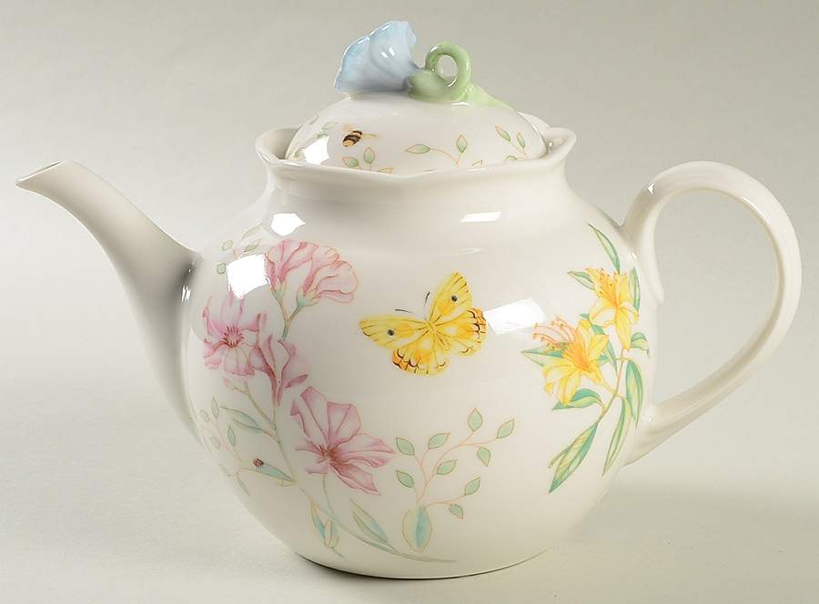 Butterfly Meadow Teapot & Lid by Lenox-1