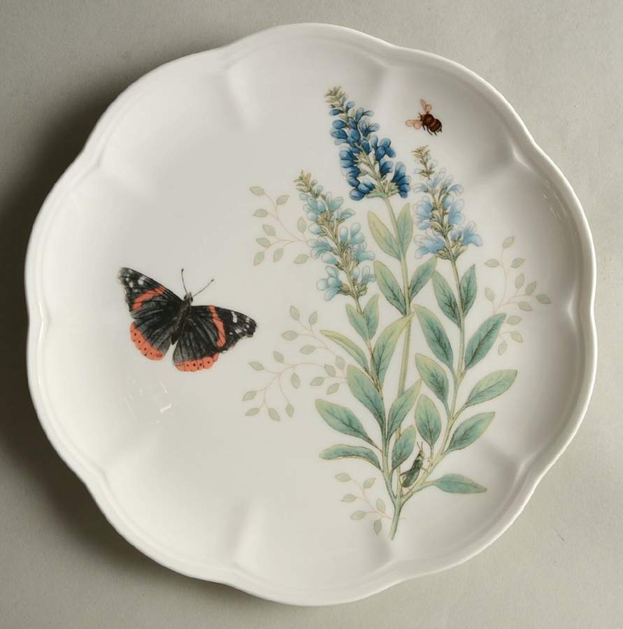 Butterfly Meadow Accent Luncheon Plate by Lenox-1