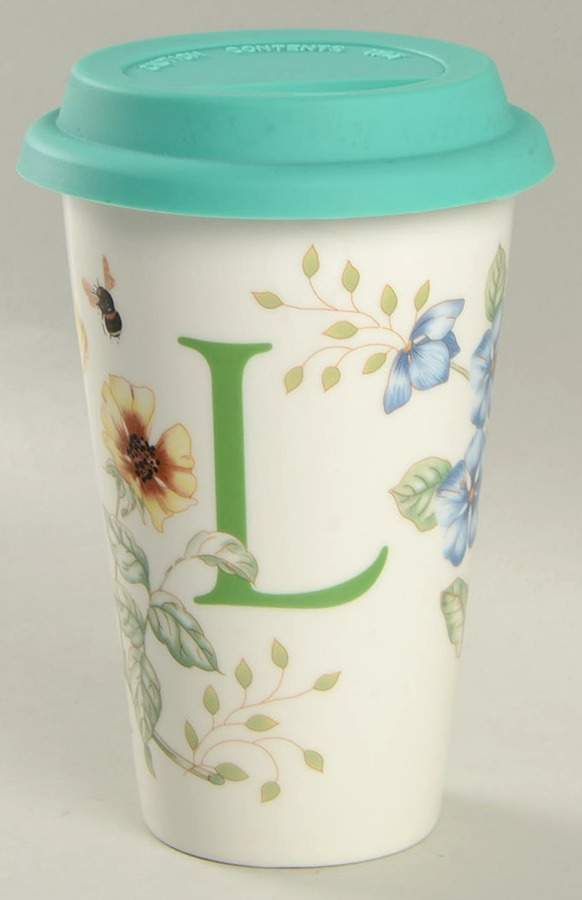 Butterfly Meadow Travel Tumbler & Silicone/Plastic Lid by Lenox-1