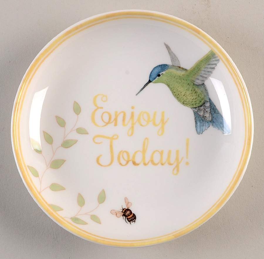 Butterfly Meadow Sentiment Bowl by Lenox-1