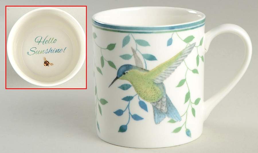 Butterfly Meadow Sentiment Mug by Lenox-1