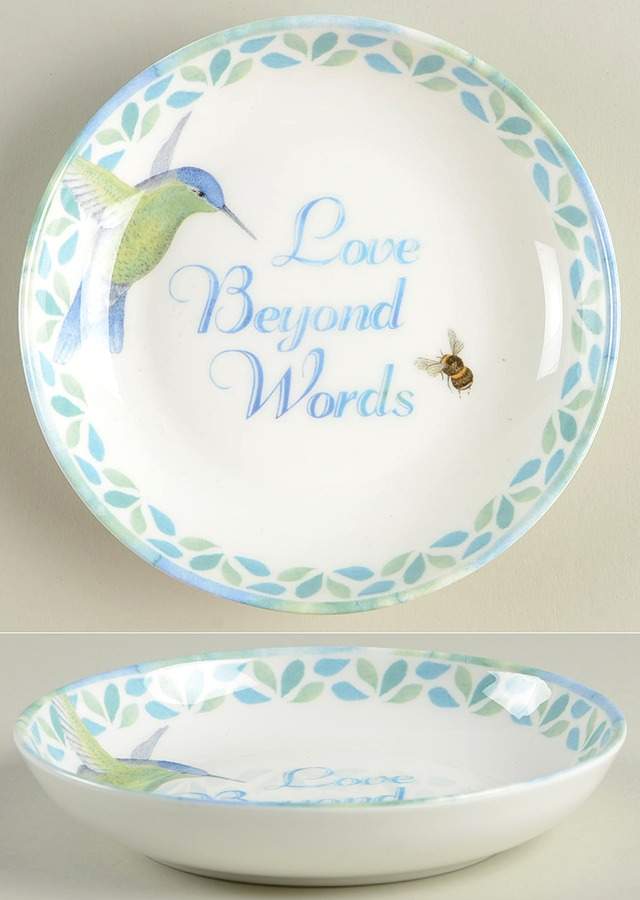 Butterfly Meadow Sentiment Bowl by Lenox-1