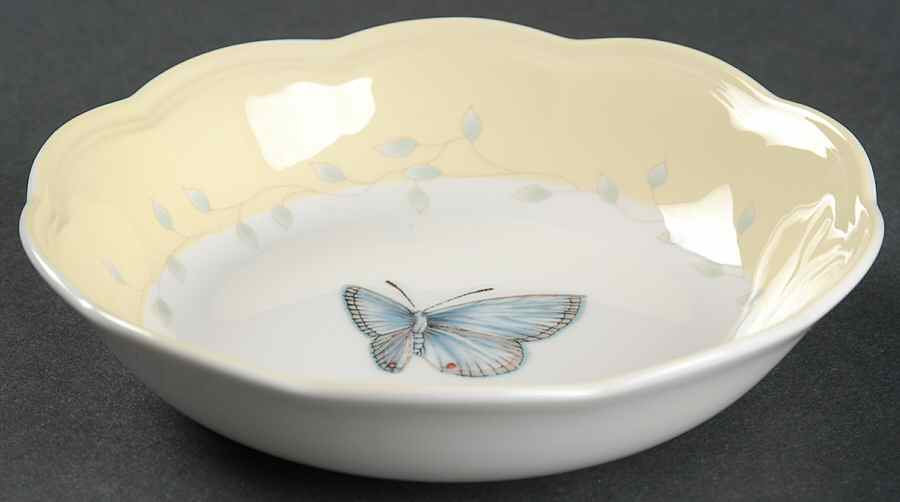 Butterfly Meadow Fruit/Dessert (Sauce) Bowl by Lenox-1