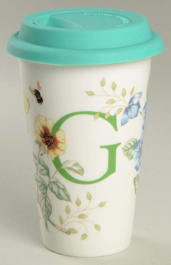 Butterfly Meadow Travel Tumbler & Silicone/Plastic Lid by Lenox-1