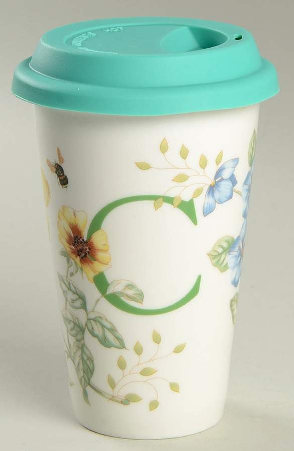 Butterfly Meadow Travel Tumbler & Silicone/Plastic Lid by Lenox-1