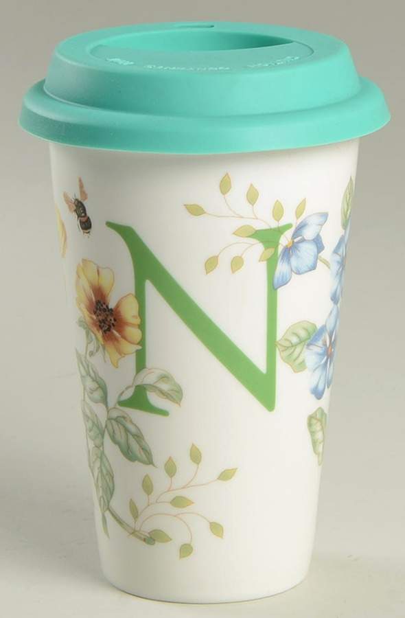 Butterfly Meadow Travel Tumbler & Silicone/Plastic Lid by Lenox-1