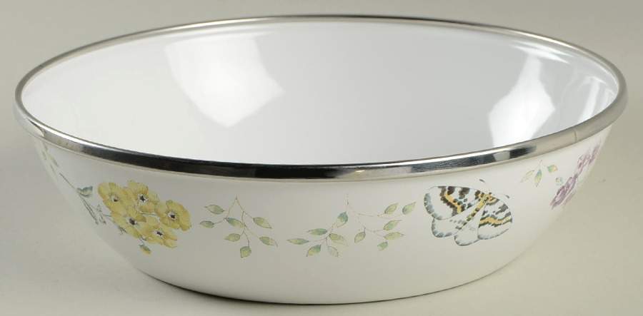 Butterfly Meadow Enamel Individual Salad Bowl by Lenox-1