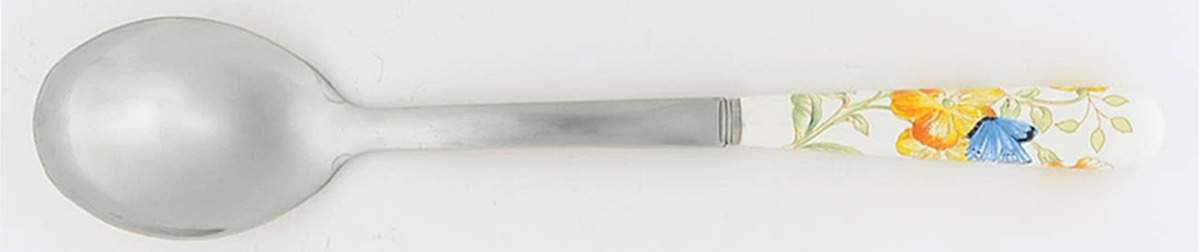 Butterfly Meadow Salad Serving Spoon with Stainless Bowl by Lenox-1